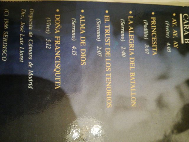 VINILO TENOR ALFREDO KRAUS