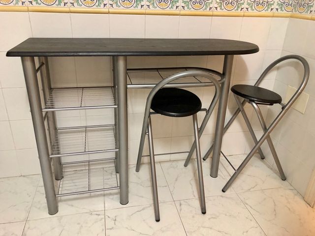 Mesa/barra cocina de segunda mano por 40 € en Málaga en WALLAPOP Mesa/barra cocina de segunda mano por 40 € en Málaga en WALLAPOP
