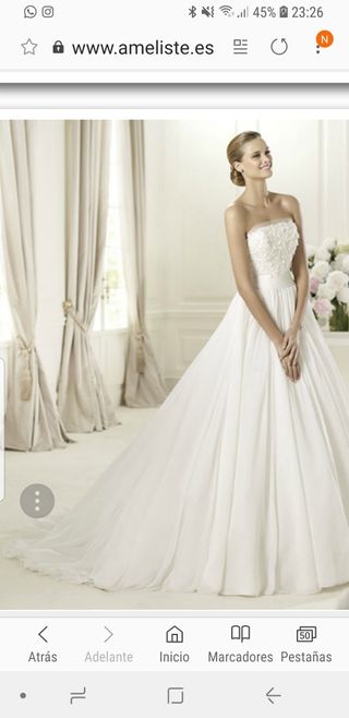 vestido de novia pronovias de segunda mano en málaga en wallapop