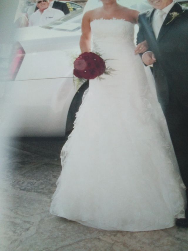 vestido de novia talla 36-38