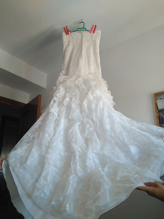 vestido de novia talla 36-38