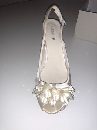 zapatos de novia de segunda mano en terrassa en wallapop