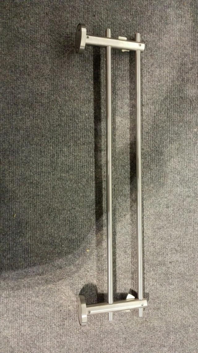 BAÑO ACCESORIOS TOALLERO DOBLE INOX 45 CM