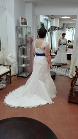 vestido de novia talla 46 de segunda mano en wallapop