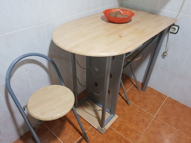 Mesa alta cocina de segunda mano por 45 € en Llíria en WALLAPOP Mesa alta cocina de segunda mano por 45 € en Llíria en WALLAPOP