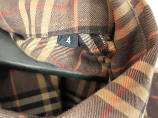 Burberrys talla 4 marrón cuadros camisa hombre de segunda Burberrys talla 4 marrón cuadros camisa hombre de segunda