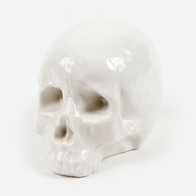 Calavera de porcelana