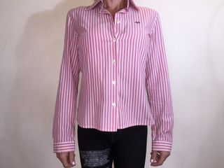 Camisa mujer THOMAS BURBERRY talla S de segunda mano por 22 Thomas Burberry camisa rosa manga mujer logo de segunda mano