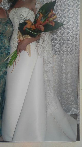vestido de novia talla 38 de segunda mano en la provincia de ciudad