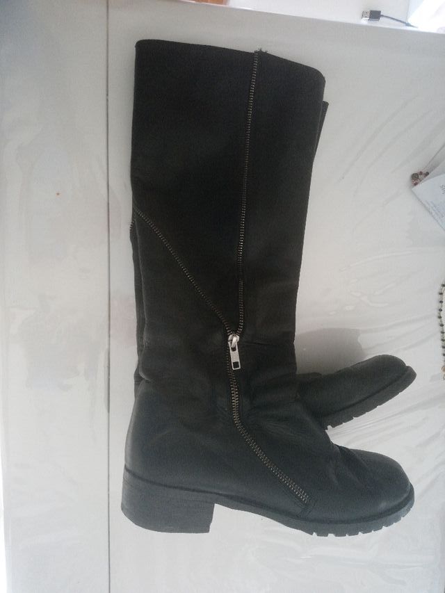Botas Piel Cremallera