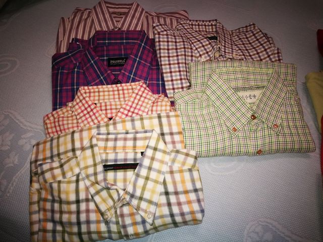 camisas manga corta y larga