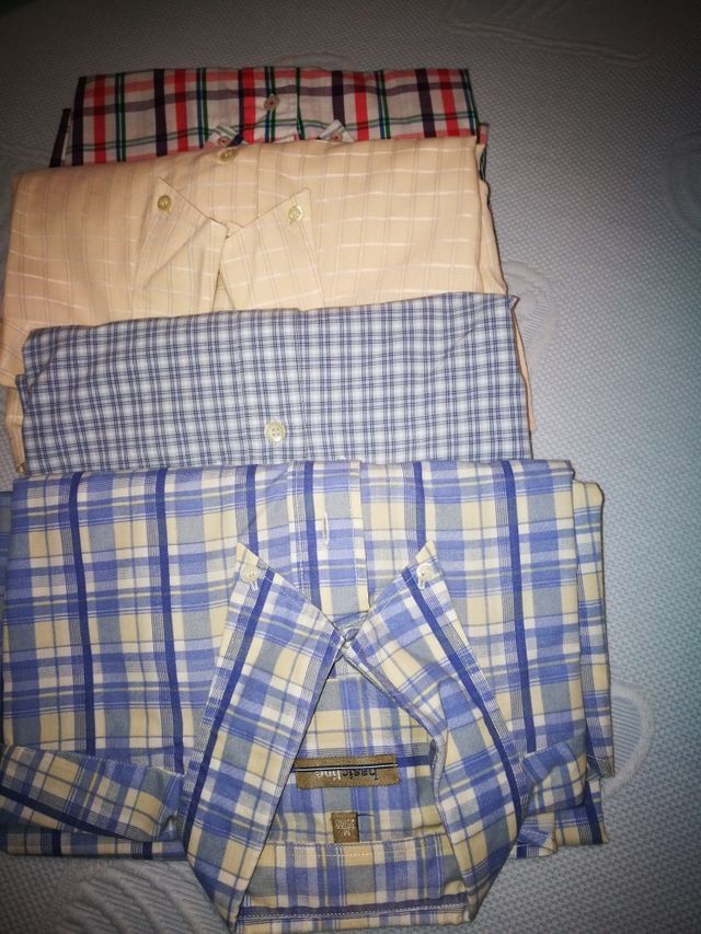 camisas manga corta y larga