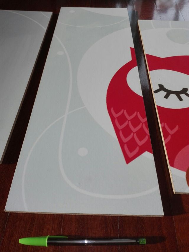 Cuadro Lienzo infantil Buho 5 paneles decoración