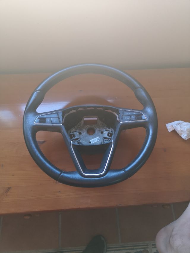 Volante seat ibiza 6j volante cuero múltifumcion