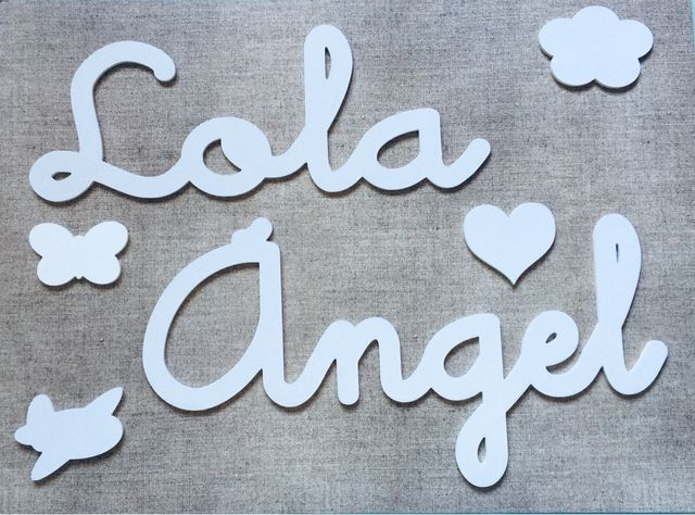 **EVENTOS** NOMBRES, LETRAS Y FORMAS DECORATIVAS