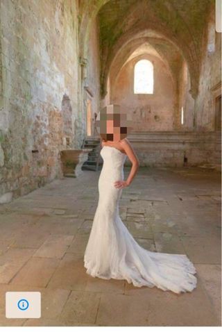 vestido de novia talla 36 de segunda mano en la provincia de burgos