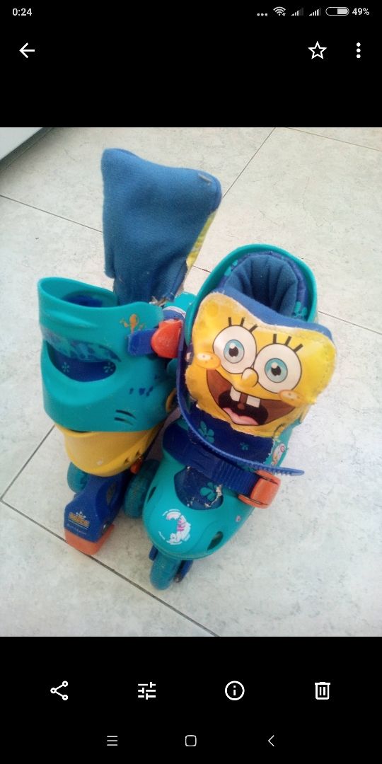 Patines 3 ruedas talla 31-34