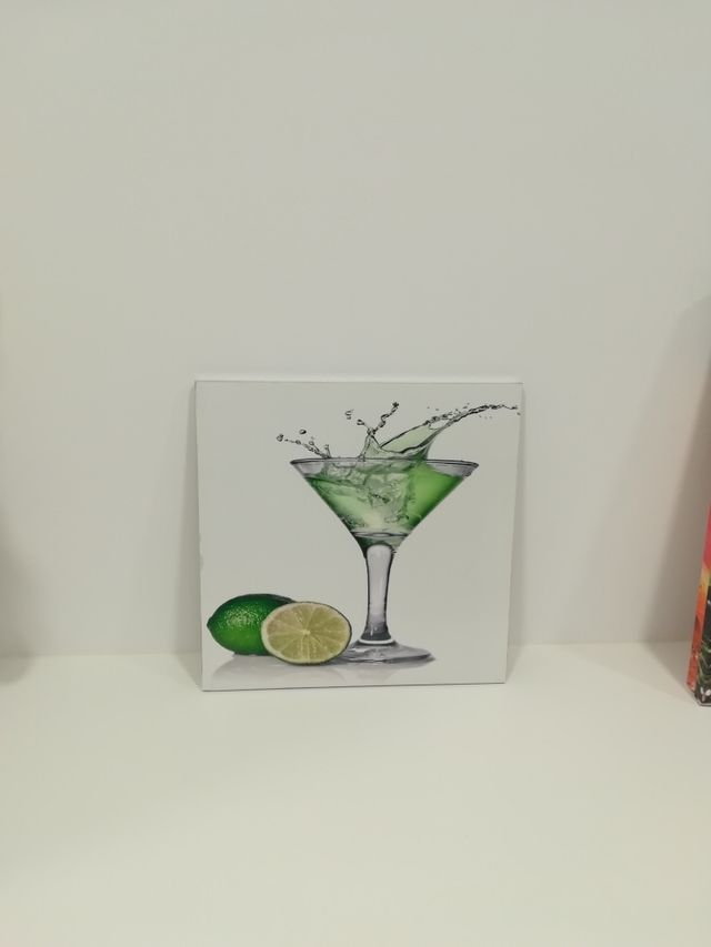 1 CUADRO DE COCINA, SEMINUEVO DE MADERA