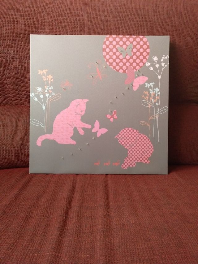 Cuadro infantil con iluminación