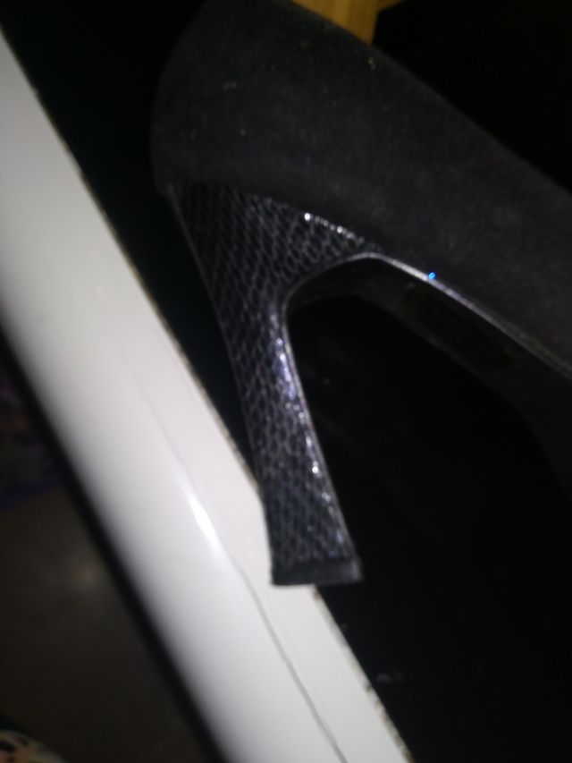 Zapatos terciopelo taconazo