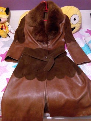 abrigo ante marron