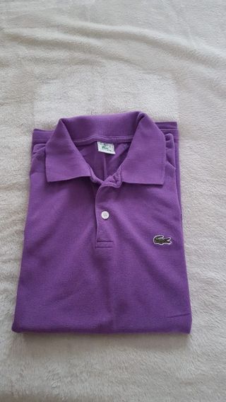 polo lacoste morado