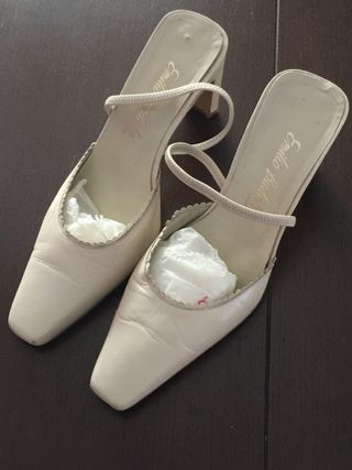 zapatos de novia de segunda mano en alcorcón en wallapop