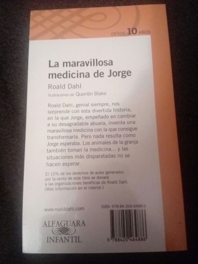 Libro La maravillosa medicina de Jorge