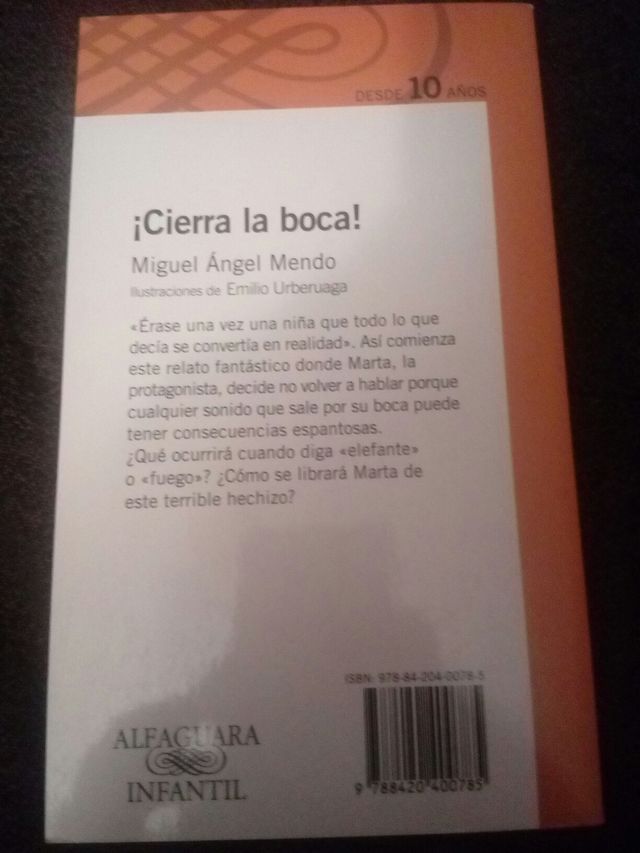 Libro ¡Cierra la boca!