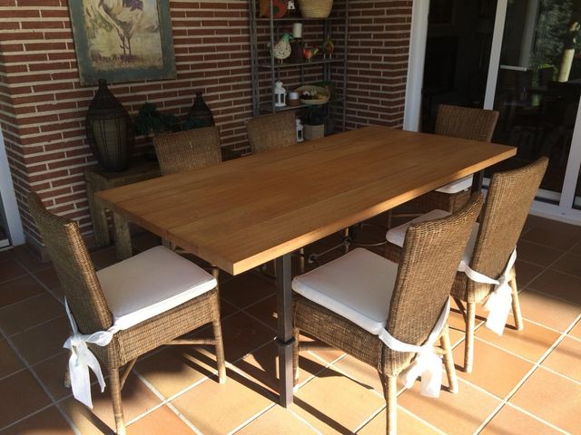 Mesa de comedor exterior/interior de segunda mano por 300 € en ... Mesa de comedor exterior/interior de segunda mano por 300 € en ...