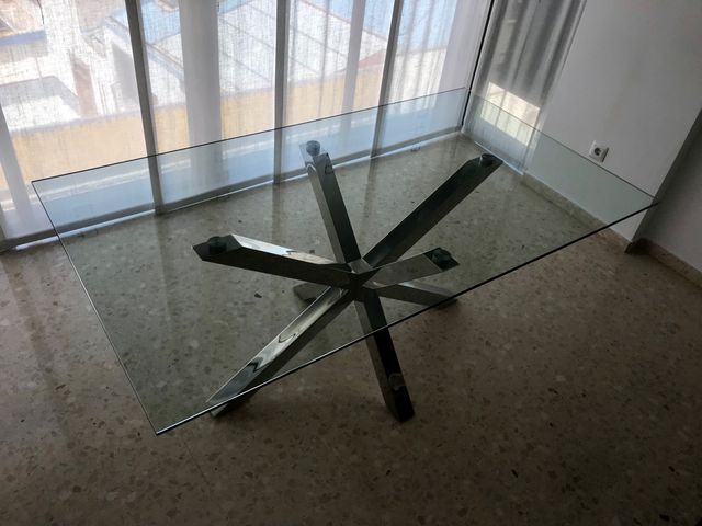 Mesa cristal salón comedor de segunda mano por 429 € en Castellón de ... Mesa cristal salón comedor de segunda mano por 429 € en Castellón de ...