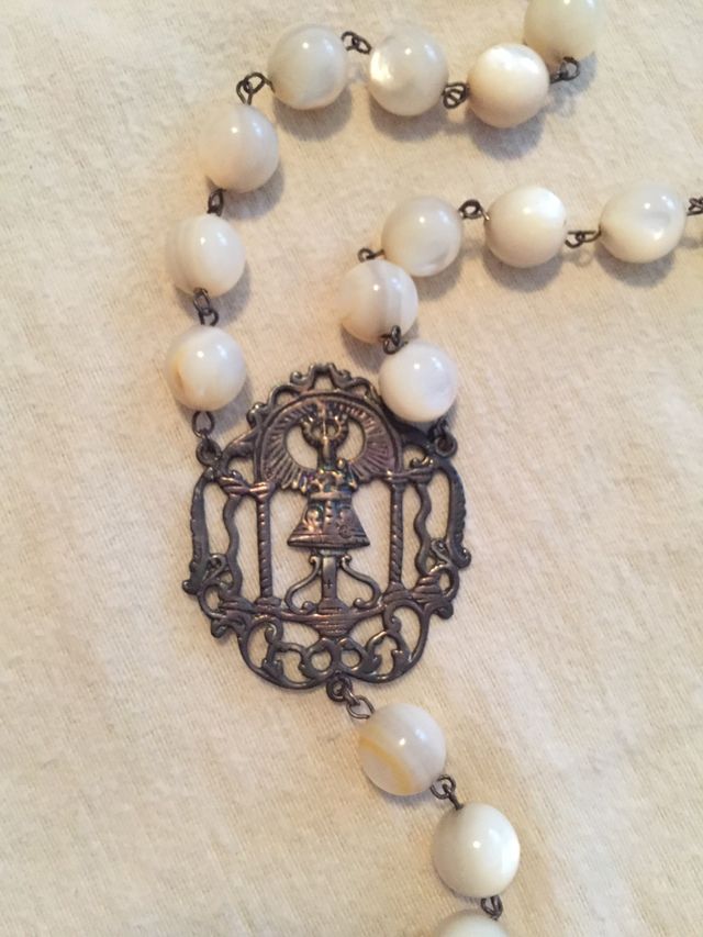 Rosario Virgen del Pilar de Nacar y Plata