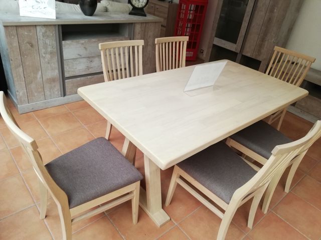 Mesa comedor seis sillas de segunda mano por 485 € en Cuarte de ... Mesa comedor seis sillas de segunda mano por 485 € en Cuarte de ...
