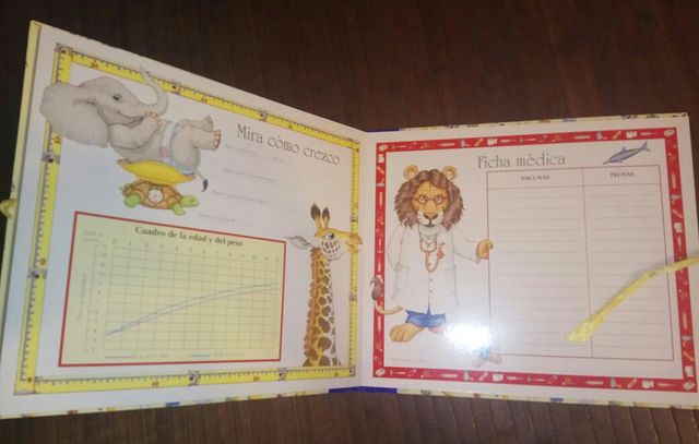 El libro del bebé Álbum fotos nacimiento