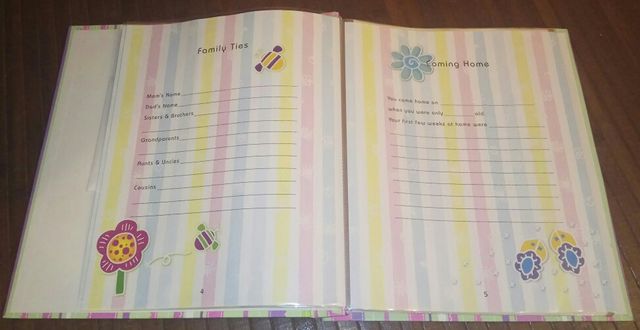 Álbum fotos nacimiento bebé