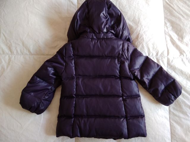 chaqueta benetton 6meses morada niña