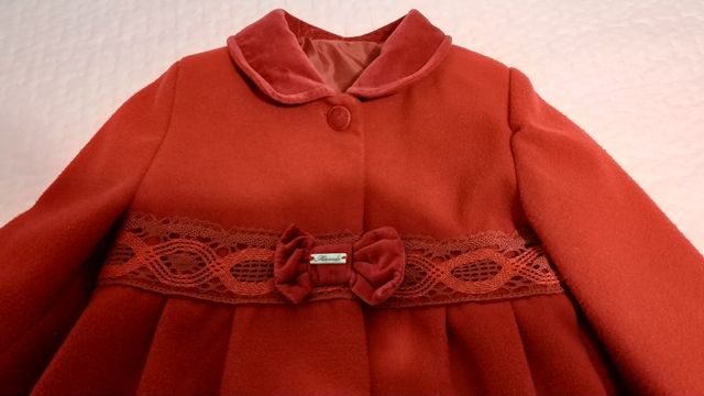 abrigo de paño 3 años