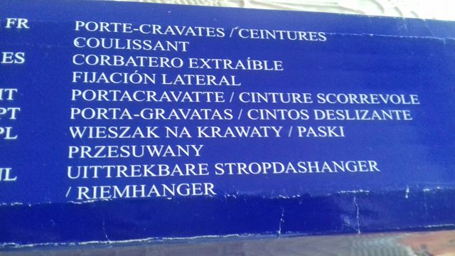 Porta corbatas y cinturones
