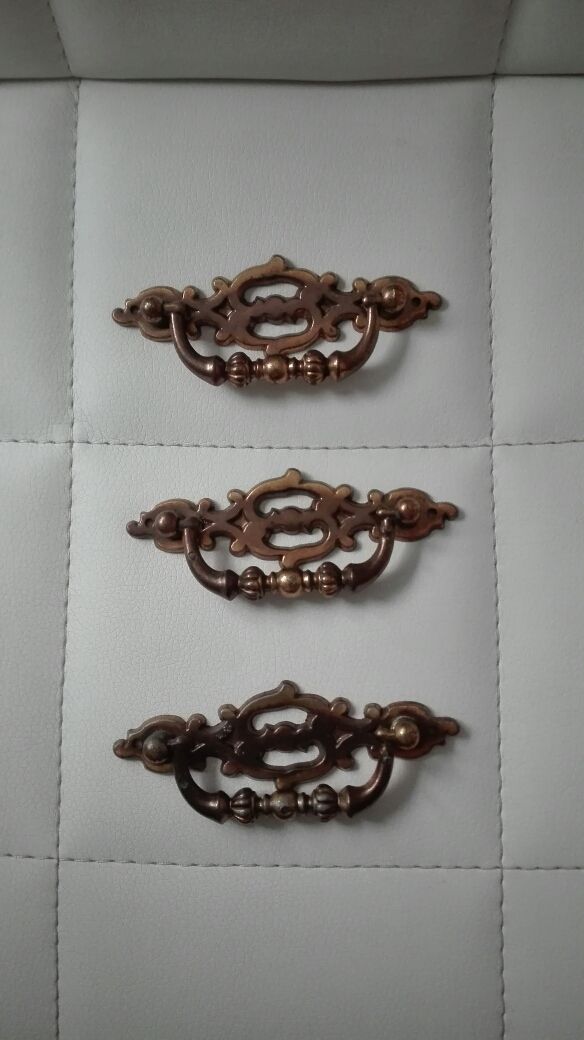 lote tres tiradores antiguos