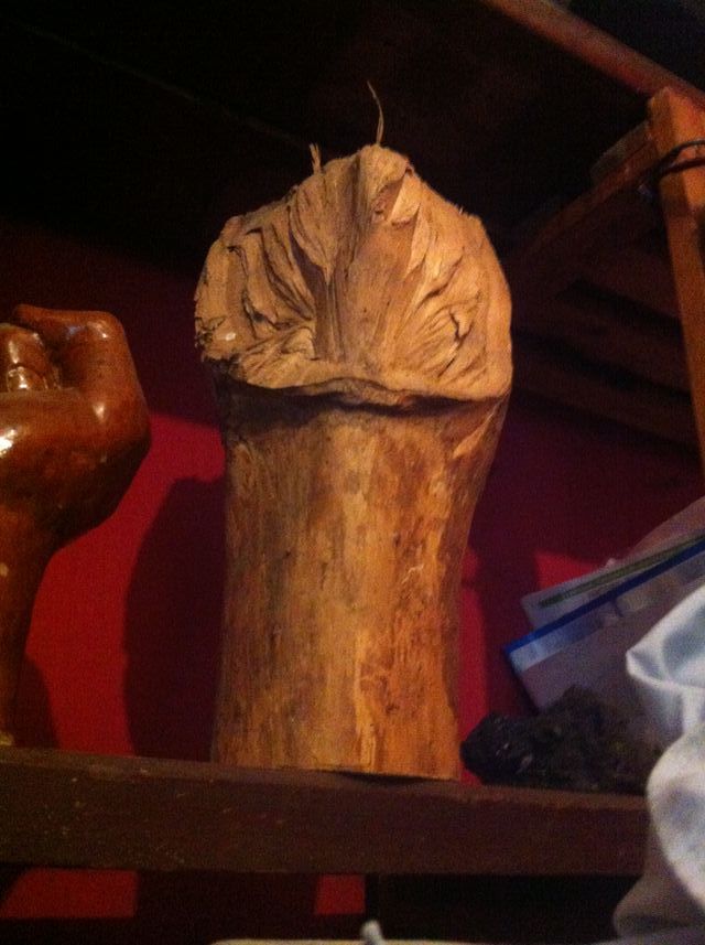 Escultura natural en Madera