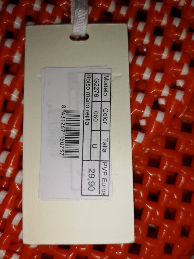 Borsa a mano tipo griglia. Marca Yerse