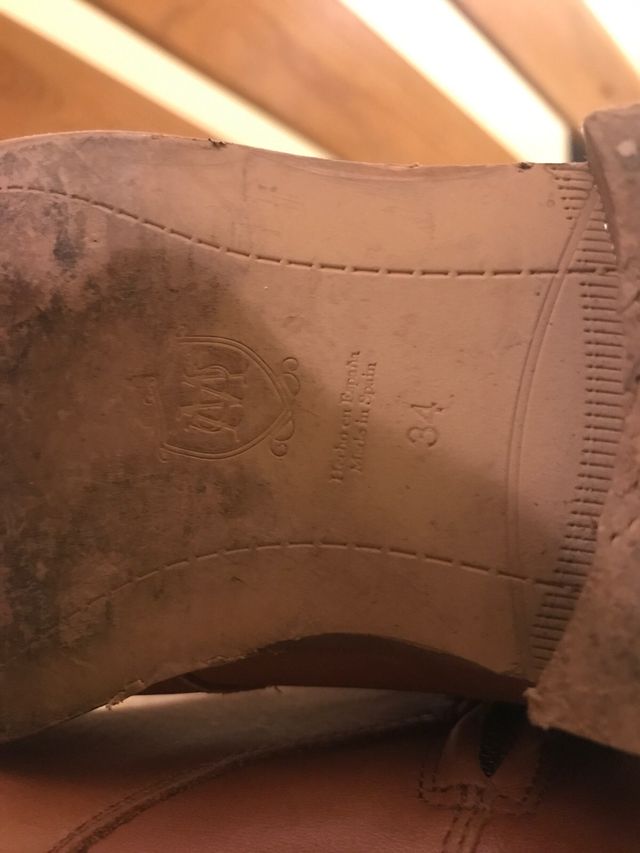 Botas piel Mássimo Dutti num 34