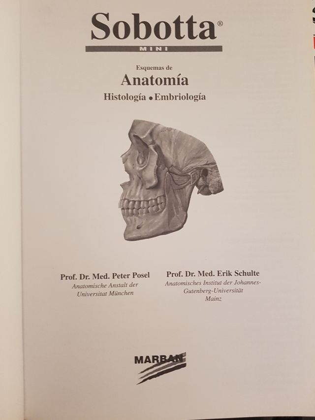 Mini Sobotta. Esquemas de Anatomia. Marban