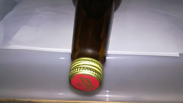 BOTELLA MAHOU FALLO DE FABICACION