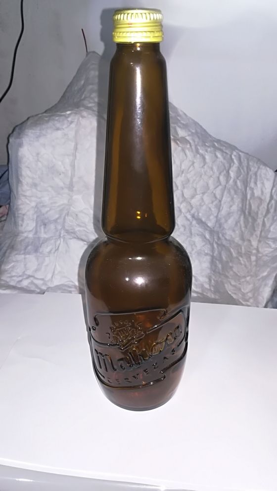 BOTELLA MAHOU FALLO DE FABICACION