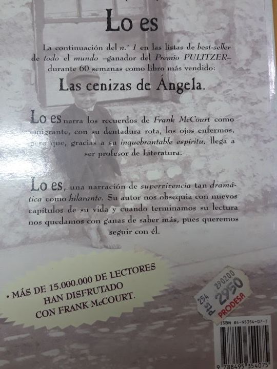 libros Franz Mc Court. perfecto estado