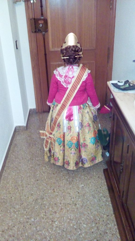 traje de fallera de 2 a 4 años