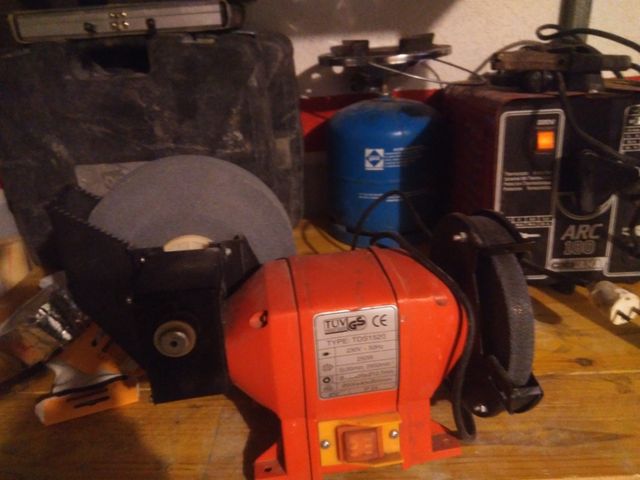 Amoladora de dos piedras