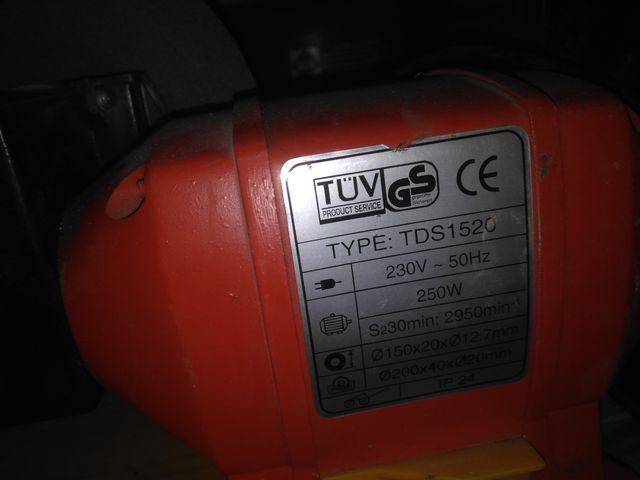 Amoladora de dos piedras