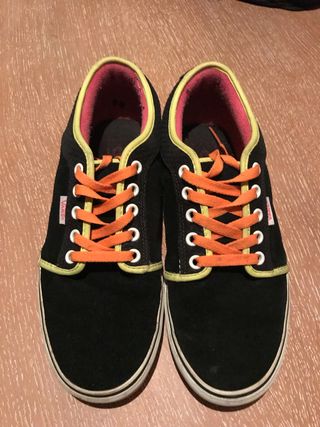 Vans Old Skool en negro, naranja y blanco | AW LAB